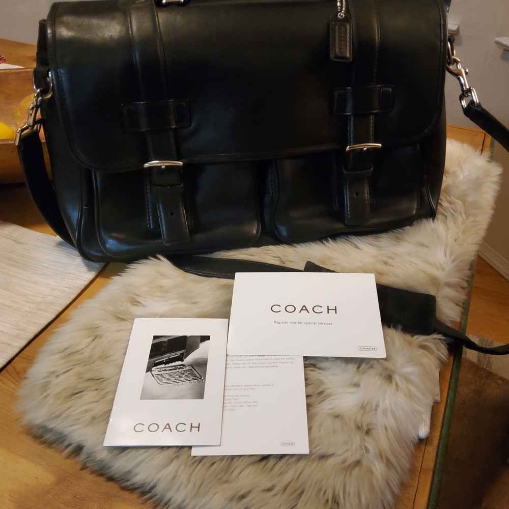 Vintage Coach Taylor Messenger Bag/Brief Case EUC J043 5241 - Picture 2 of 15